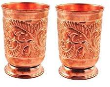 Polished Carved Copper Tumbler, Feature : Eco Friendly