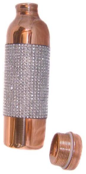 Plain Decorative Copper Arab Bottle, Feature : Lite Weight