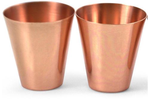 Polished Plain Copper Tumbler, for Drinking