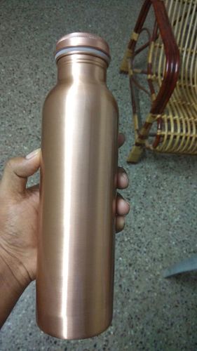 Round Copper Arab Bottle