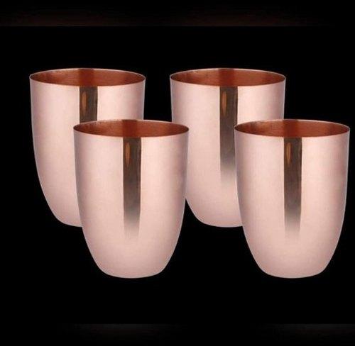 Simple Copper Four Glass Set