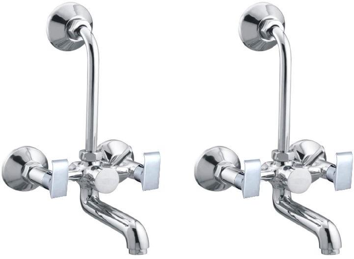 Drizzle Wall Mixer 2 in 1 Swift Brass - Set of 2