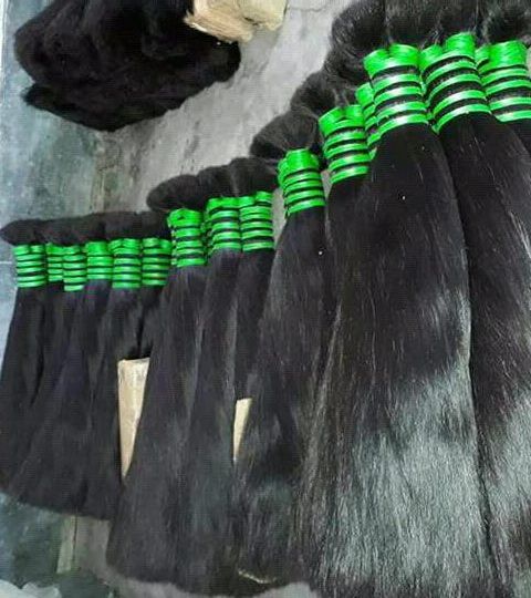 Black Non Remy Double Drawn Hair, for Personal, Parlour, Gender : Female