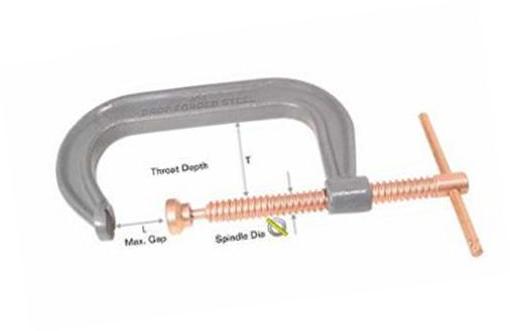 Welding Equipment - C Clamp, Size : according WC202, 204, 206, 208, etc.