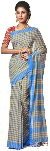 Printed Linen Cotton Saree, Feature : Anti-Wrinkle, Breathable, Shrink-Resistant