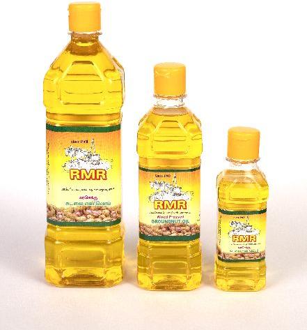 RMR Natural groundnut oil, for Cooking, Packaging Type : Plastic Bottle