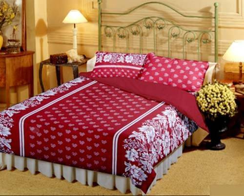Cotton Designer Bed Sheet, for Home, Hotel, Lodge, Pattern : Plain, Printed