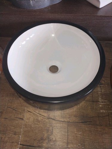 Round Table Top Wash Basin, for Home, Hotel, Restaurant, Pattern : Plain