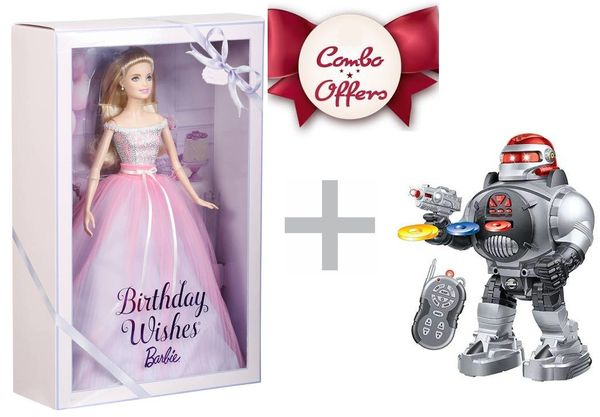 Savoir Robot and Barbie doll Toy Combo pack