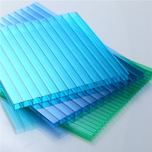 UV Protection Multiwall Polycarbonate Hollow Sheet, Color : Customized