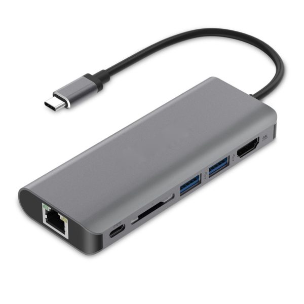 6 In 1 USB-C Digital AV Multiport Hub