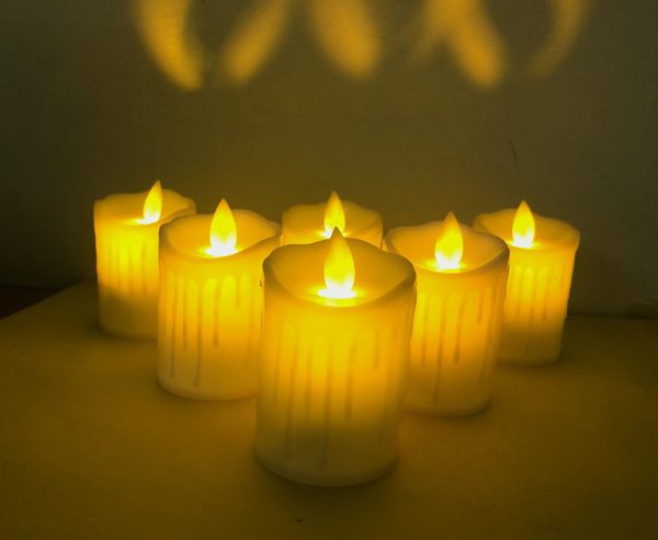 Most Realistic Swing Flameless LED Candle, Dimension : 27 × 26.5 × 6 cm