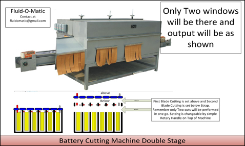 battery cutting machine