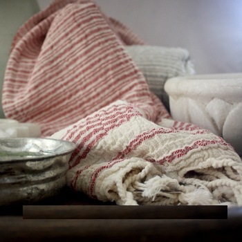 Cotton Woven Fouta Peshtemal Hammam Towel, Pattern : Printed