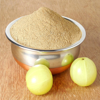 Inaya Amla Powder, for Application on hair, Packaging Type : Pouch Packing