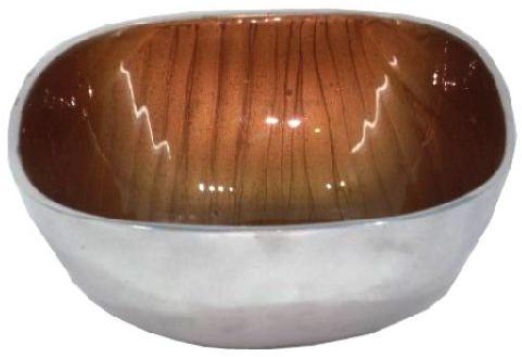 Aluminum Enamel Metal Serving Bowl