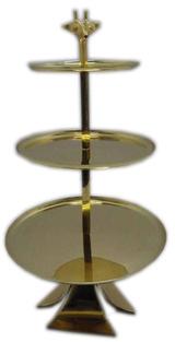 Gold Plated Wedding Cake Stand