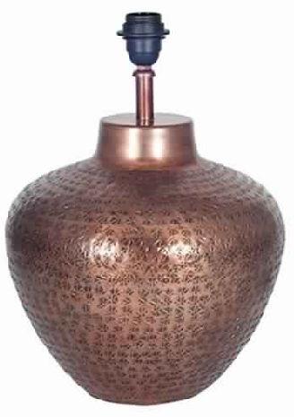 Hand Hammered Copper Table Lamp