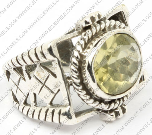Ring design engagement ring wedding rings, Main Stone : Lemon Topaz
