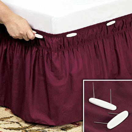 Polyester / Cotton Bed Skirt, for Home, Hotel, Hospital