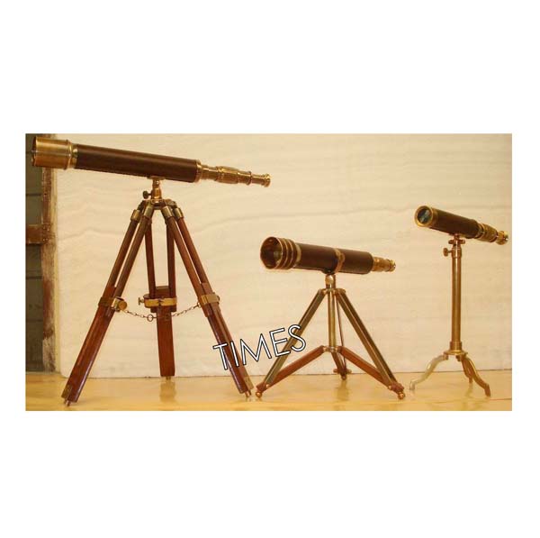 Antique Nautical Telescope Set Of 3