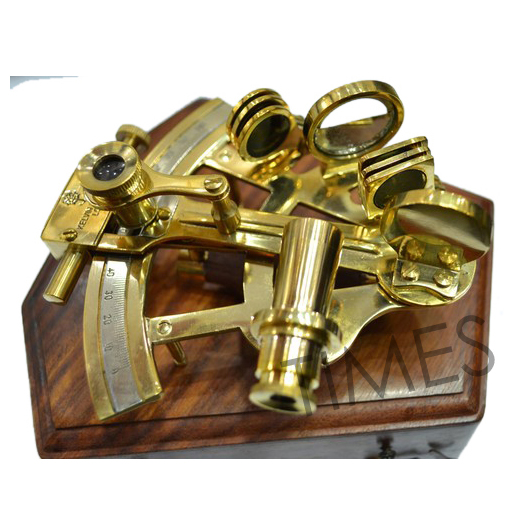 Nautical Sextant With Box
