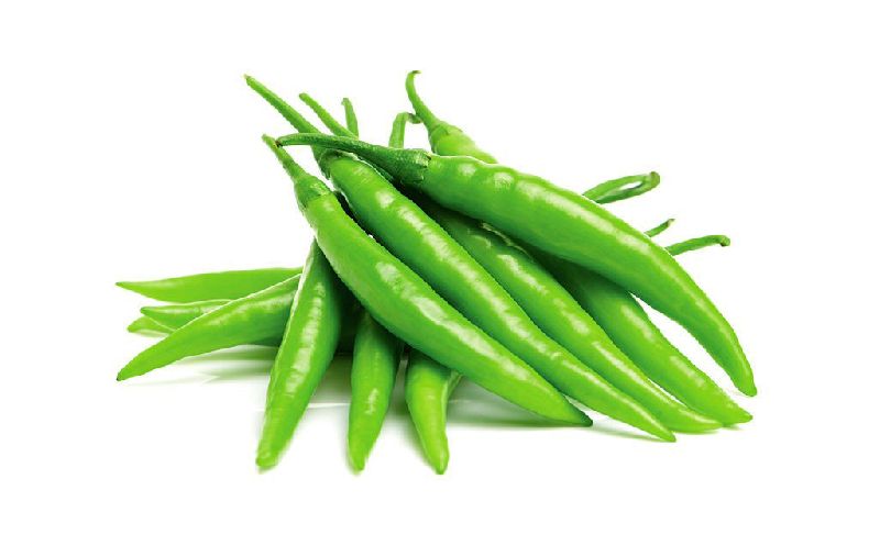 fresh green chilli