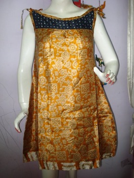 vintage silk sari dress