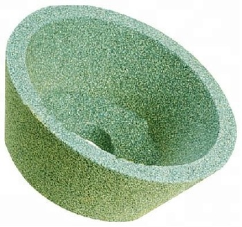 Green Grinding wheel, Shape : Dish