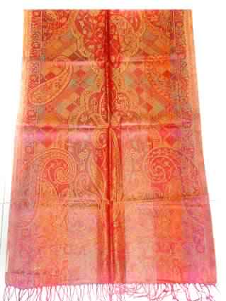 Silk jacquard scarves