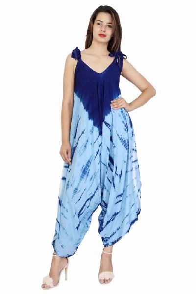 Navy Blue TIE-DYE Rompers Jumpsuits Playsuits