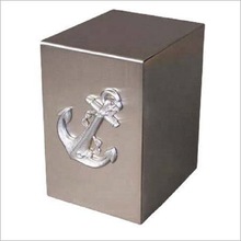 Brass Cube Urn