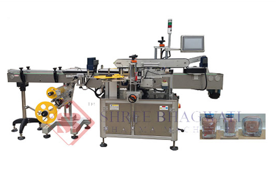 BOTTOM AND FRONT and BACK SIDES LABELING MACHINE
