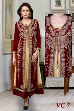 Velvet Indian Anarkali Suits