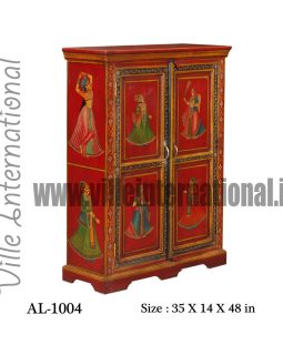 Royal Painted Wooden Cupboard Almira