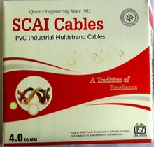 Copper PVC SCAI CAbles Domestic Wiring, Conductor Type : Stranded