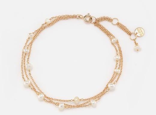 PEARLS BRACELET IN YELLOW GOLD