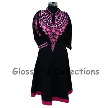 Glossyria Collections Designer Anarkali Kurti, Age Group : Adults