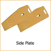 Polished Carbon Steel Crusher Jaw Side Plate, for Stones