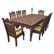 Antique hand Carved Luxury Wooden Dining Set