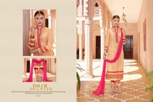 Amira Chuidar Salwar Kameez, Color : Peach