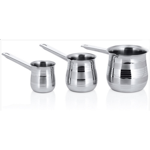 Stainless Steel Tea Coffee Warmer Pot With Handle