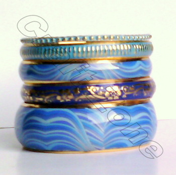 Craft Zone Wave Bangle Set, Occasion : Anniversary, Engagement, Gift, Party