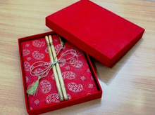 Bamboo Handmade Notebook, Cover Material : Paperboard