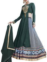 Green Color Women Indo Western Dress