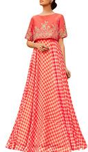 Western Graceful Pink Georgette Suit with Chiffon Dupatta