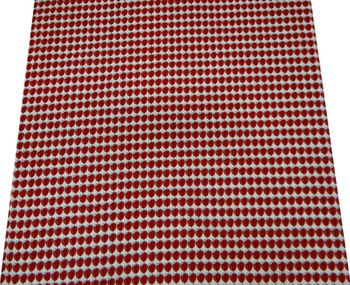 Cotton Polyester Blend Apple Print Fabric