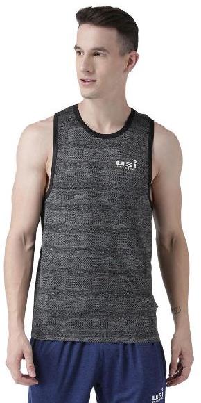 100% Polyester Grey Training Tank, Feature : Durable, Breathable, Comfortable, Flexible, Light Weight
