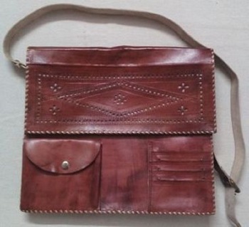 Envelope Genuine Leather folder tote bag, for Official, Style : NATIONAL
