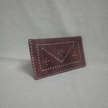 Two fold ladies leather wallet, for Hold Money, Style : Fashion